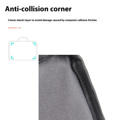 For 11-12 Inch Laptop Bag Vertical Water Resistant Nylon Protective Case With Zipper Pocket 31 x 21 x 3CM