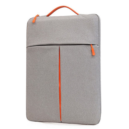 For 13-14 Inch Laptop Bag Vertical Water Resistant Nylon Protective Case With Zipper Pocket 34 x 24 x 3CM