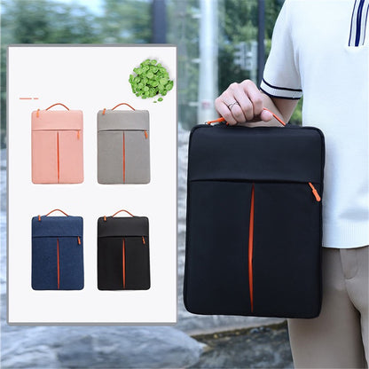 For 15-16 Inch Laptop Bag Vertical Water Resistant Nylon Protective Case With Zipper Pocket 38 x 27 x 3CM