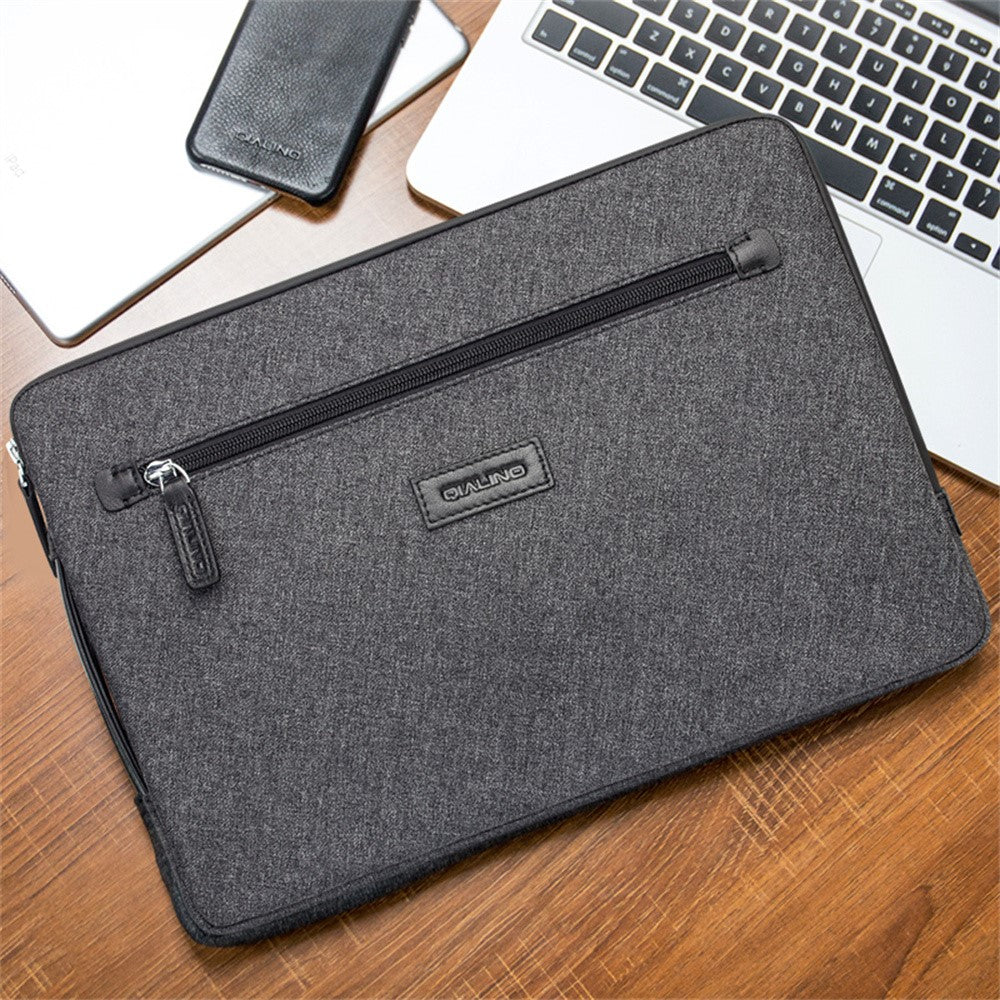 QIALINO For 15 Inch Laptop Sleeve Bag Waterproof Shockproof Carrying Case with Handle Strap