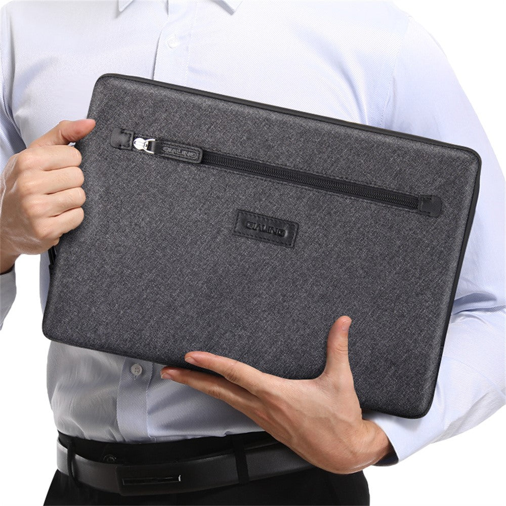QIALINO For 15 Inch Laptop Sleeve Bag Waterproof Shockproof Carrying Case with Handle Strap
