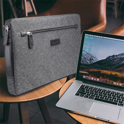 QIALINO For 15 Inch Laptop Sleeve Bag Waterproof Shockproof Carrying Case with Handle Strap