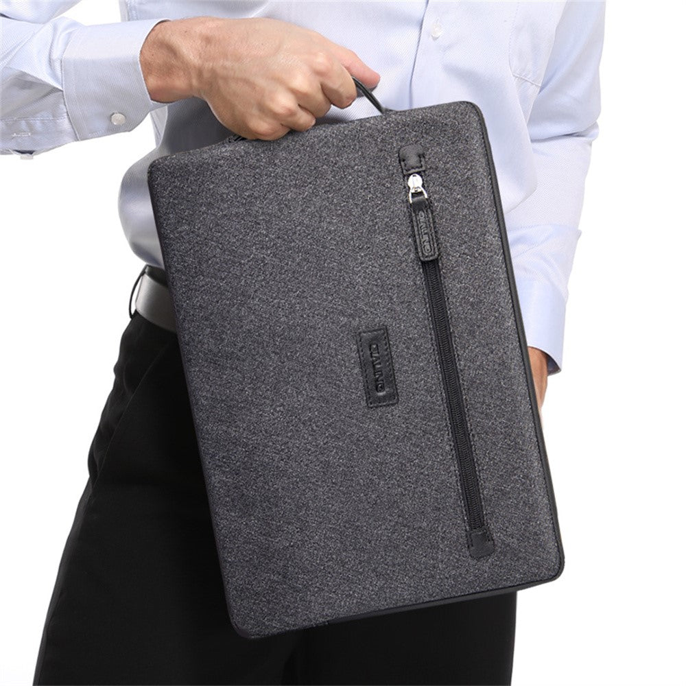 QIALINO For 15 Inch Laptop Sleeve Bag Waterproof Shockproof Carrying Case with Handle Strap