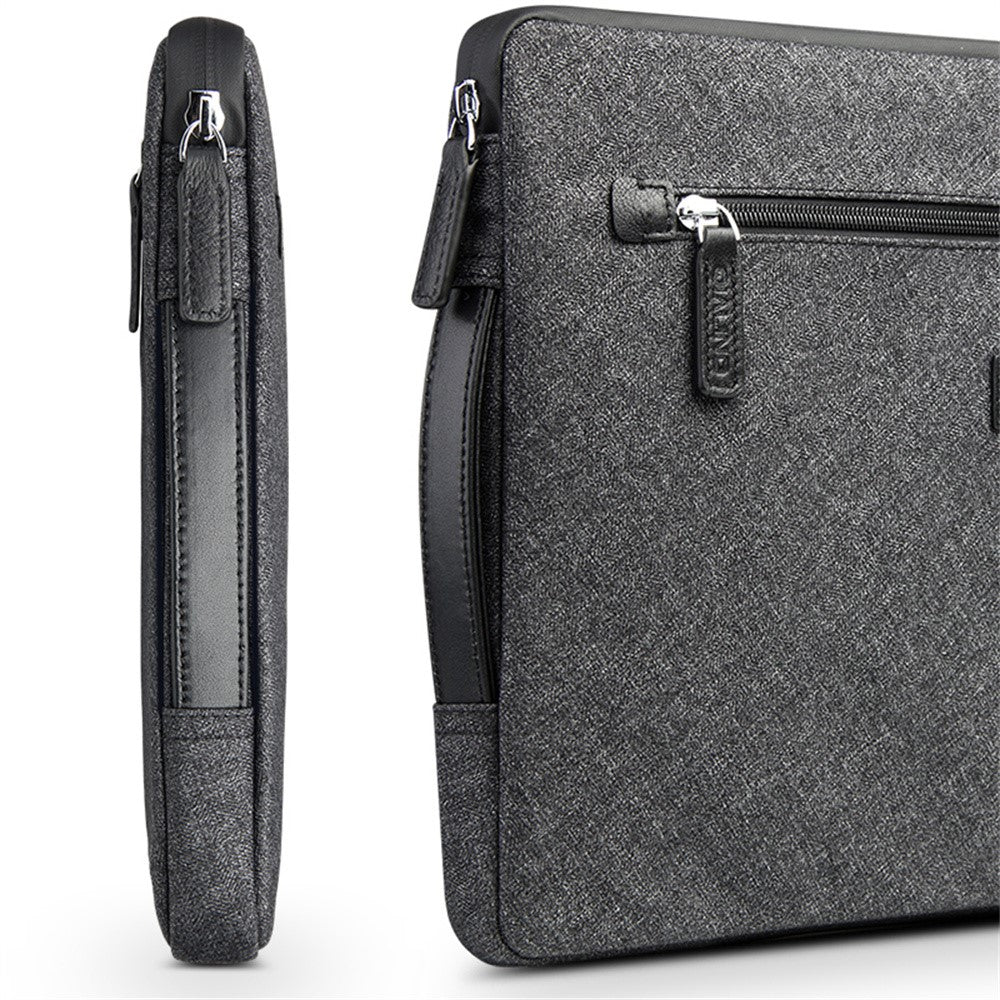 QIALINO For 15 Inch Laptop Sleeve Bag Waterproof Shockproof Carrying Case with Handle Strap