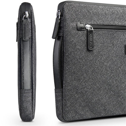QIALINO For 15 Inch Laptop Sleeve Bag Waterproof Shockproof Carrying Case with Handle Strap