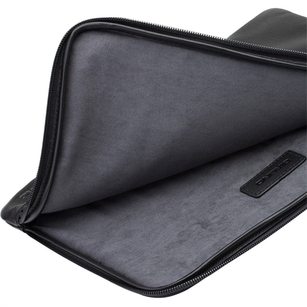 QIALINO Shockproof Case for 13 Inch Laptop Sleeve Bag Ultra Thin Wear Resistant Genuine Cow Leather Pouch