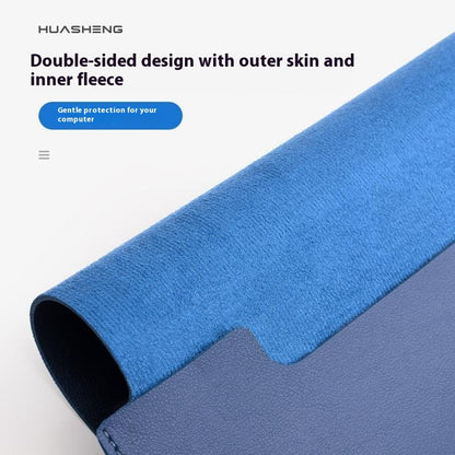 HUASHENG For 12 Inch Laptop Sleeve Ultra Thin PU Leather Portable Non Magnetic Vertical Notebook Bag