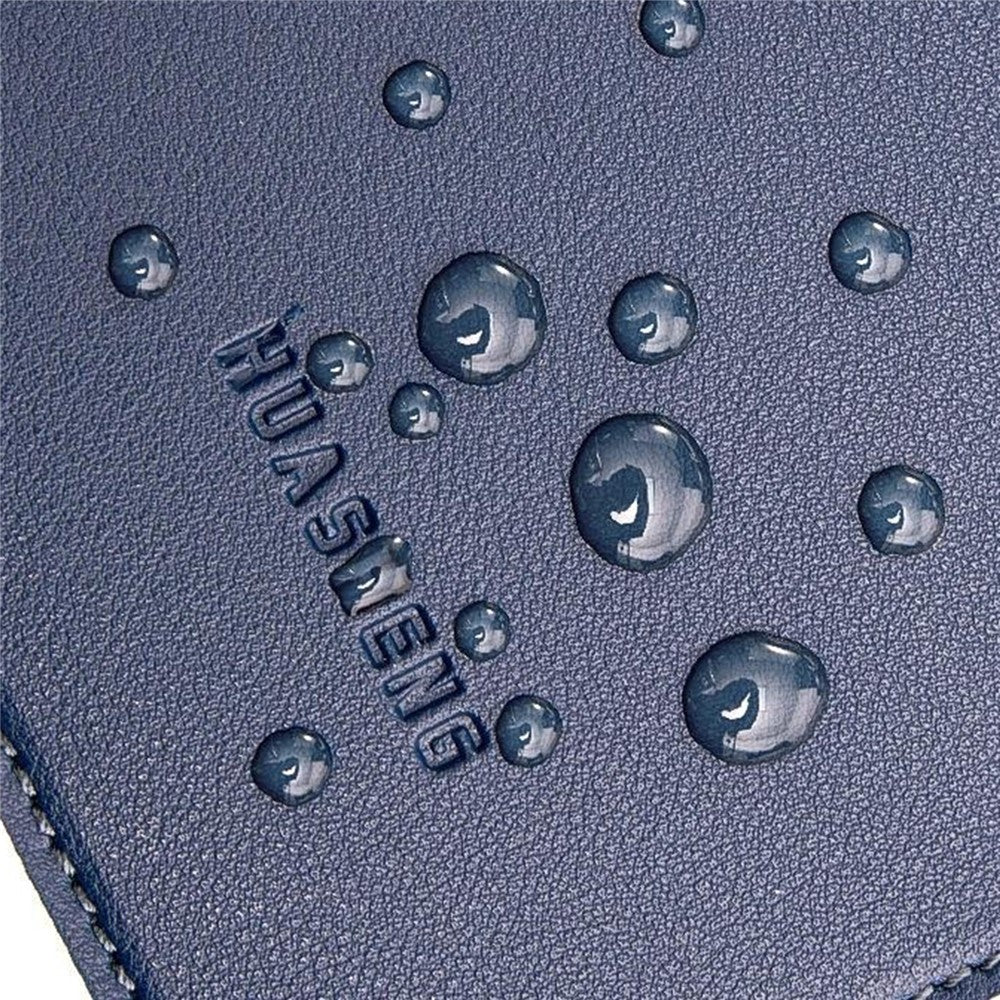 HUASHENG For 12 Inch Laptop Sleeve Ultra Thin PU Leather Portable Non Magnetic Vertical Notebook Bag