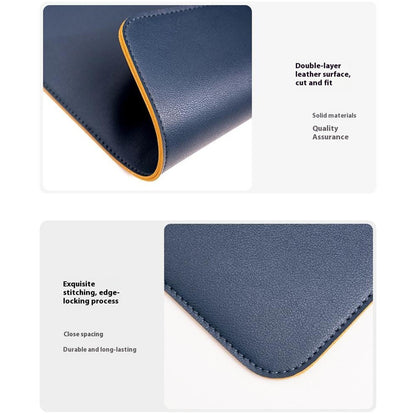 HUASHENG Vertical Laptop Sleeve with Mini Pouch for 13 / 13.3 / 14 Inch Notebook Bag Ultra Thin Portable PU Leather Case
