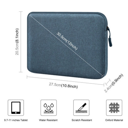 HAWEEL For 9.7-11 Inch Tablets Sleeve Bag Polyester Velvet Lining Protective Pouch, 27.5 x 20.5cm