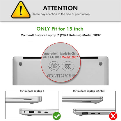 ENKAY HAT PRINCE For Microsoft Surface Laptop 15 (2037) Crystal Laptop Case Hard PC Anti Scratch Shockproof Cover