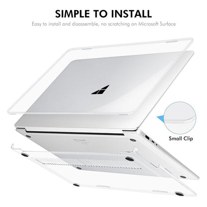 ENKAY HAT PRINCE For Microsoft Surface Laptop 5  /  4  /  3 (1872 / 1873 / 1953 / 1979) Crystal Laptop Case Hard PC Anti Scratch Shockproof Cover