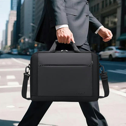 COOLBELL CB-2131 Laptop Bag 15 Inch Business Briefcase Messenger Bag Trolley Sleeve for Men Commute / Travel