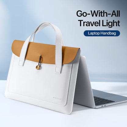 DUX DUCIS PU Leather Handbag for 13-14 Laptop  AURA Series PU Leather Handbag for 13-14 Laptop