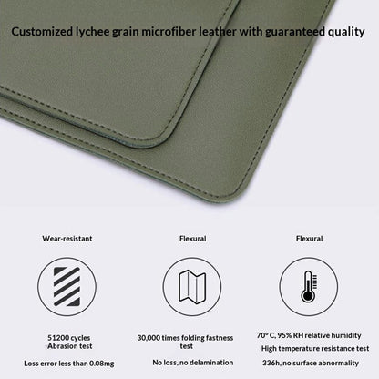 For 13.3  /  14 Inch Laptop Tote Bag Accordion Design Single Layer Pocket Large Capacity Notebook Handbag
