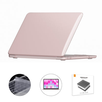 ENKAY HAT PRINCE For MacBook Neo 13 inch (2026) A3404 256G Crystal PC Laptop Case + Ultra Thin TPU Keyboard Cover + PET Screen Film 3 in 1 Kit, US Keyboard Layout