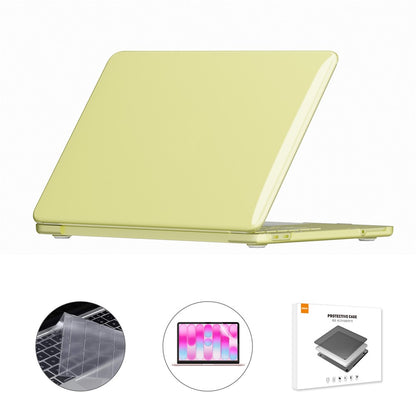 ENKAY HAT PRINCE For MacBook Neo 13 inch (2026) A3404 256G Crystal PC Laptop Case + Ultra Thin TPU Keyboard Cover + PET Screen Film 3 in 1 Kit, US Keyboard Layout