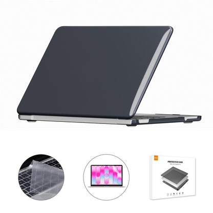 ENKAY HAT PRINCE For MacBook Neo 13 inch (2026) A3404 256G Crystal PC Laptop Case + Ultra Thin TPU Keyboard Cover + PET Screen Film 3 in 1 Kit, US Keyboard Layout