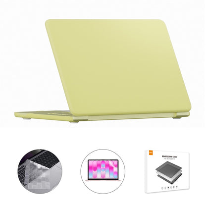 ENKAY HAT PRINCE For MacBook Neo 13 inch (2026) A3404 512G Matte PC Laptop Case + Ultra Thin TPU Keyboard Cover + PET Screen Film 3 in 1 Kit, US Keyboard Layout