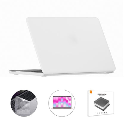 ENKAY HAT PRINCE For MacBook Neo 13 inch (2026) A3404 512G Matte PC Laptop Case + Ultra Thin TPU Keyboard Cover + PET Screen Film 3 in 1 Kit, US Keyboard Layout