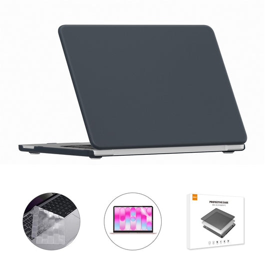 ENKAY HAT PRINCE For MacBook Neo 13 inch (2026) A3404 512G Matte PC Laptop Case + Ultra Thin TPU Keyboard Cover + PET Screen Film 3 in 1 Kit, US Keyboard Layout