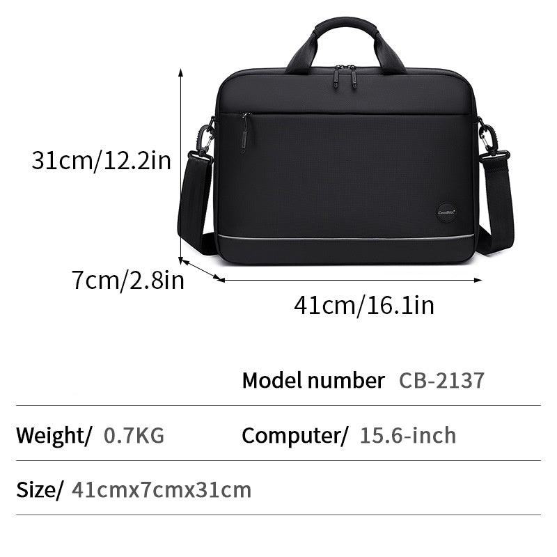 COOLBELL CB-2137 Laptop Bag for 15.6 inch Notebook Business Briefcase Waterproof Messenger Bag