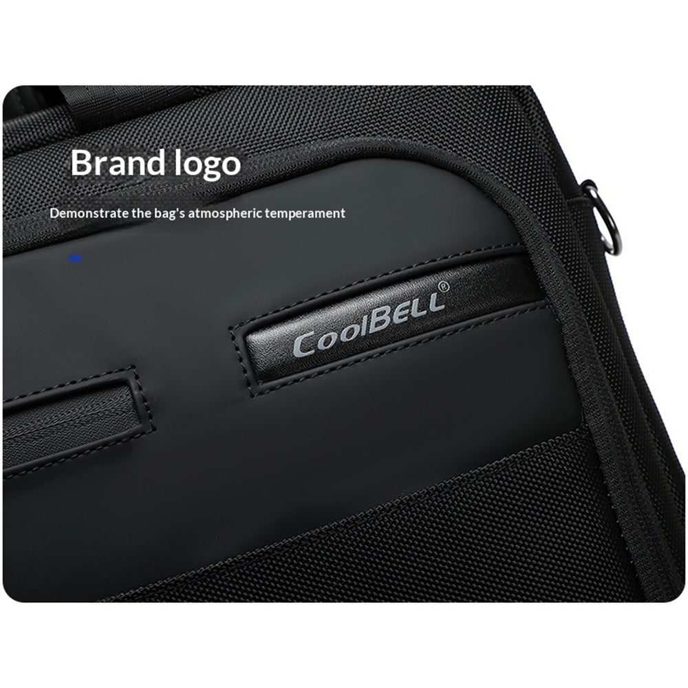 COOLBELL CB-2135 Shockproof Shoulder Bag for 15.6 inch Laptop Waterproof Business Notebook Briefcase