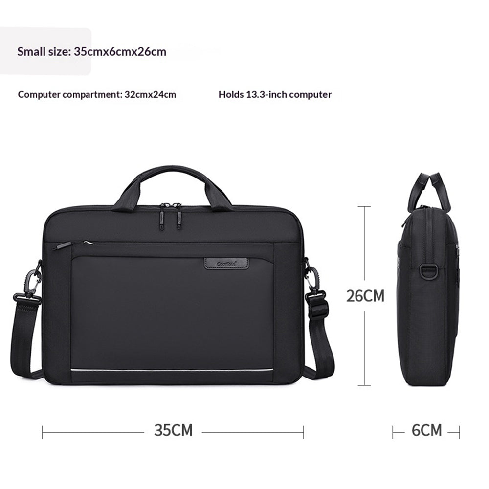 COOLBELL CB-2138 13.3 Inch Laptop Bag Waterproof Business Notebook Carrying Briefcase with Shoulder Strap