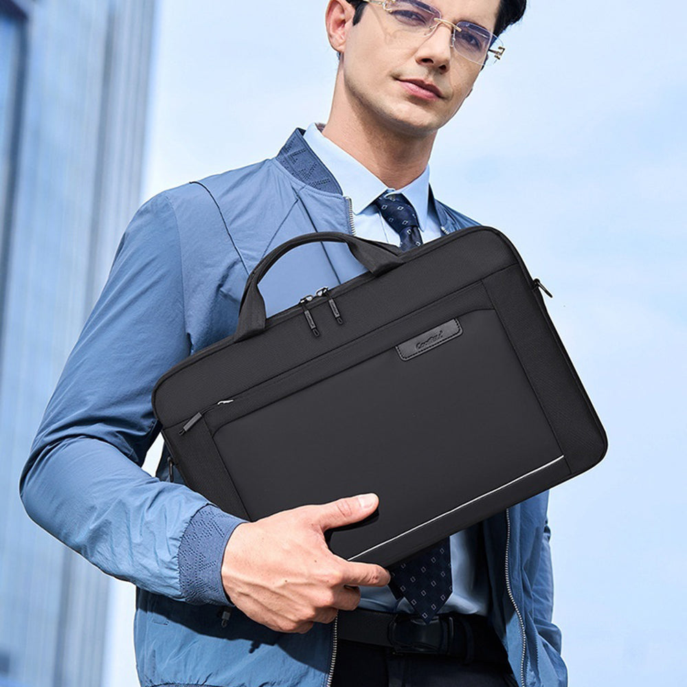 COOLBELL CB-2138 13.3 Inch Laptop Bag Waterproof Business Notebook Carrying Briefcase with Shoulder Strap