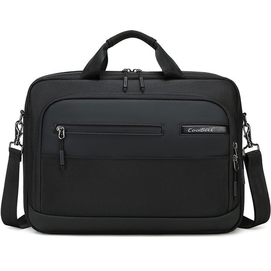 COOLBELL CB-2135 Laptop Bag Waterproof Business Briefcase for 14.4 Inch Notebook Messenger Bag with Shoulder Strap