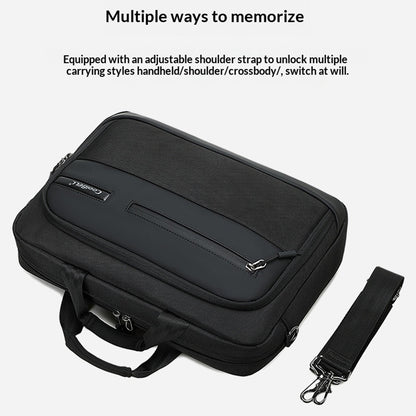 COOLBELL CB-2135 Laptop Bag Waterproof Business Briefcase for 14.4 Inch Notebook Messenger Bag with Shoulder Strap