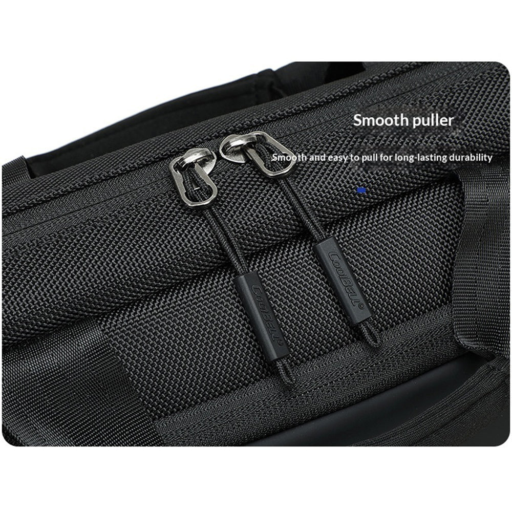 COOLBELL CB-2135 Laptop Bag Waterproof Business Briefcase for 14.4 Inch Notebook Messenger Bag with Shoulder Strap