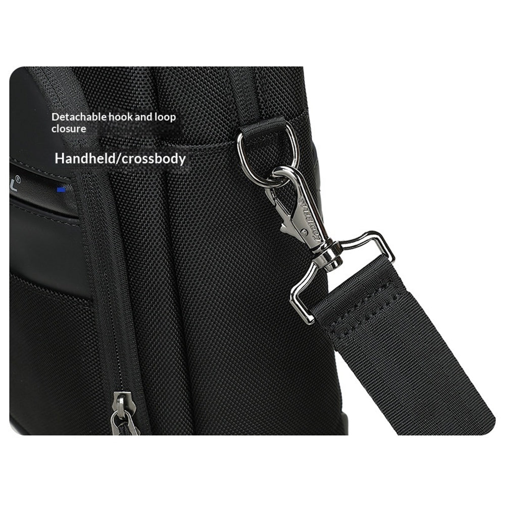 COOLBELL CB-2135 Laptop Bag Waterproof Business Briefcase for 14.4 Inch Notebook Messenger Bag with Shoulder Strap