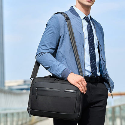 COOLBELL CB-2135 Laptop Bag Waterproof Business Briefcase for 14.4 Inch Notebook Messenger Bag with Shoulder Strap