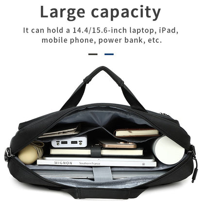COOLBELL CB-2135 Laptop Bag Waterproof Business Briefcase for 14.4 Inch Notebook Messenger Bag with Shoulder Strap