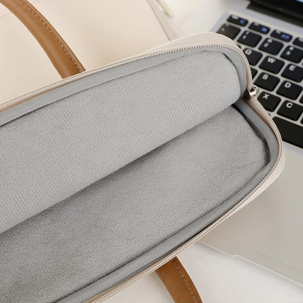 C100 Laptop Handheld Bag for 15-16.1 Inch Notebook Triple Layer Protection Protective Sleeve Bag Portable Computer Case Carrying Briefcase
