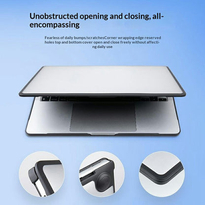 Laptop Protective Case For MacBook Pro 13 inch (2022) / (2020) / (2019) / (2018) / (2017) / (2016) TPU+PC Frosted Matte Hard Shell Cover