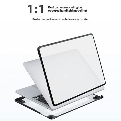 Laptop Protective Case For MacBook Pro 13 inch (2022) / (2020) / (2019) / (2018) / (2017) / (2016) TPU+PC Frosted Matte Hard Shell Cover