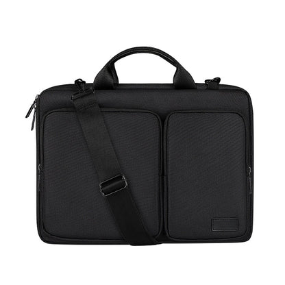 ST11 Laptop Handbag Sleeve Case Business Waterproof Pouch Shoulder Bag for 15.6 inch Notebook