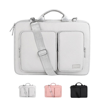 ST11 Laptop Handbag Sleeve Case Business Waterproof Pouch Shoulder Bag for 15.6 inch Notebook