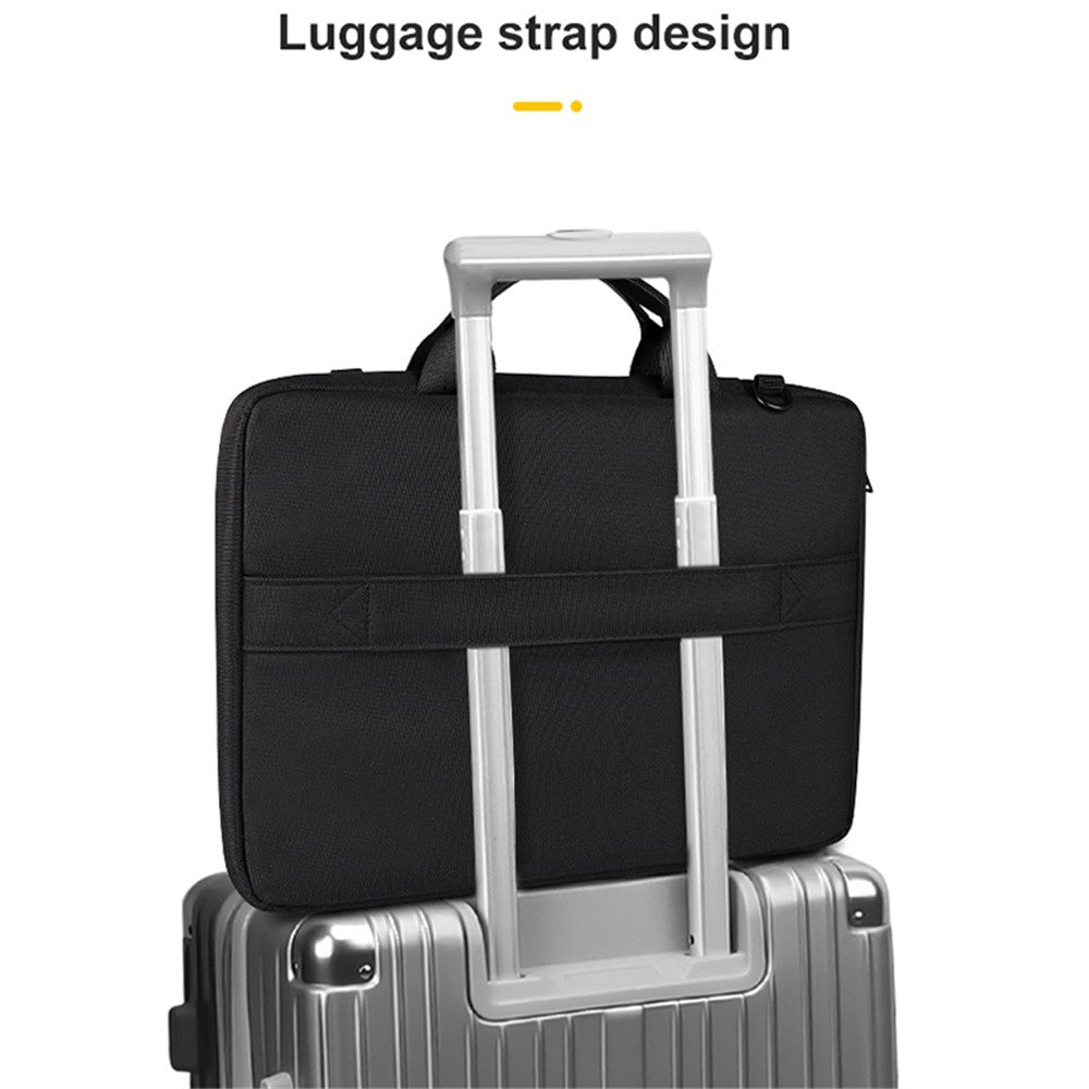 ST11 Laptop Handbag Sleeve Case Business Waterproof Pouch Shoulder Bag for 15.6 inch Notebook