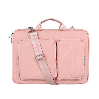 ST11 Laptop Handbag Sleeve Case Business Waterproof Pouch Shoulder Bag for 15.6 inch Notebook
