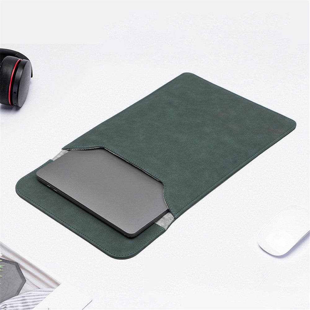 HL0130 Matte Notebook Protective Bag Magnetic Flap Laptop Sleeve for MacBook Lenovo HP 13.3-14 Inch Notebook