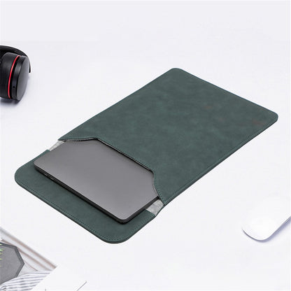 HL0130 Matte Notebook Protective Bag Magnetic Flap Laptop Sleeve for MacBook Lenovo HP 13.3-14 Inch Notebook