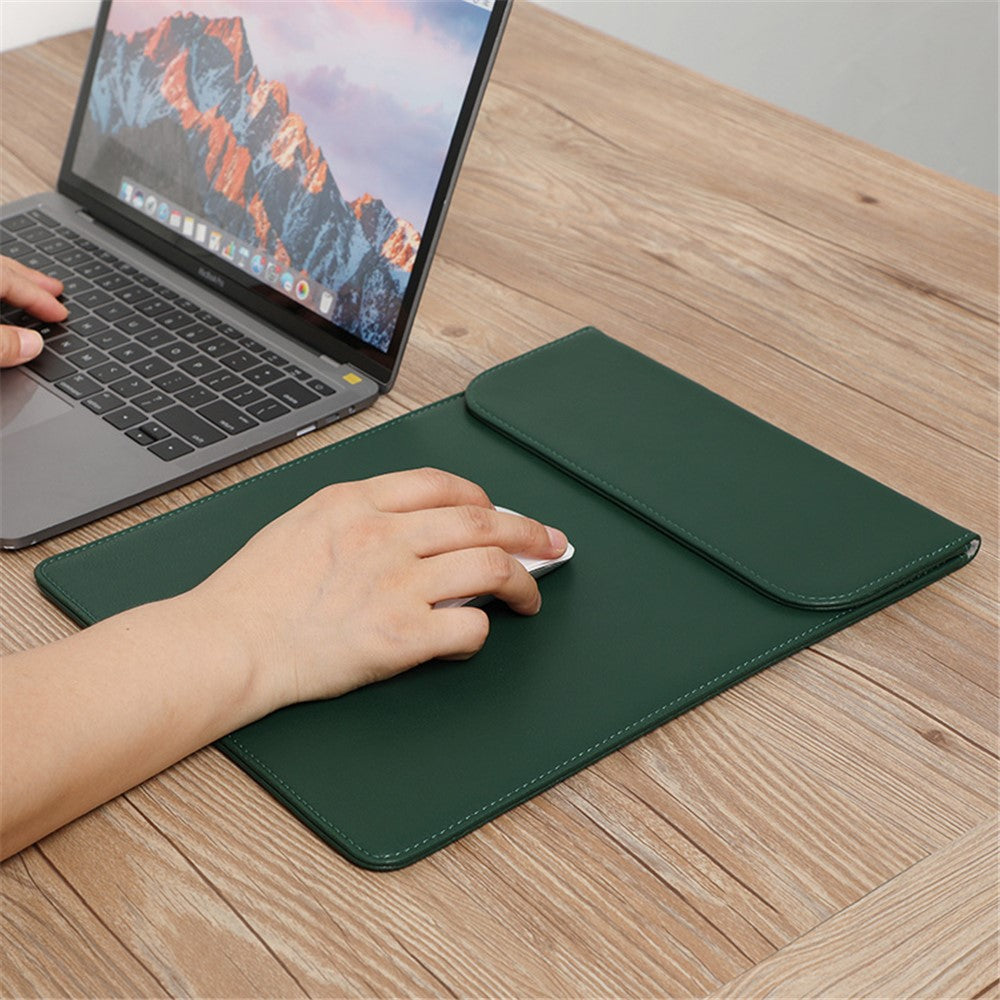HL0130 Matte Notebook Protective Bag Magnetic Flap Laptop Sleeve for MacBook Lenovo HP 13.3-14 Inch Notebook