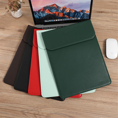 HL0130 Matte Notebook Protective Bag Magnetic Flap Laptop Sleeve for MacBook Lenovo HP 13.3-14 Inch Notebook