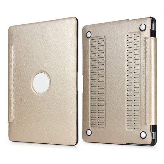 Stylish PU Leather + PC Notebook Protective Shell Case with Heat Dissipation Holes for Macbook 13.3 Retina (A1425/A1502)