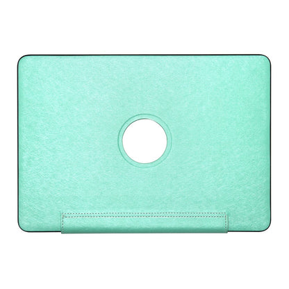 PU Leather + PC Protective Shell Cover with Hollow-out Bottom for MacBook Air 13.3 inch (A1932/A2179/A2337)
