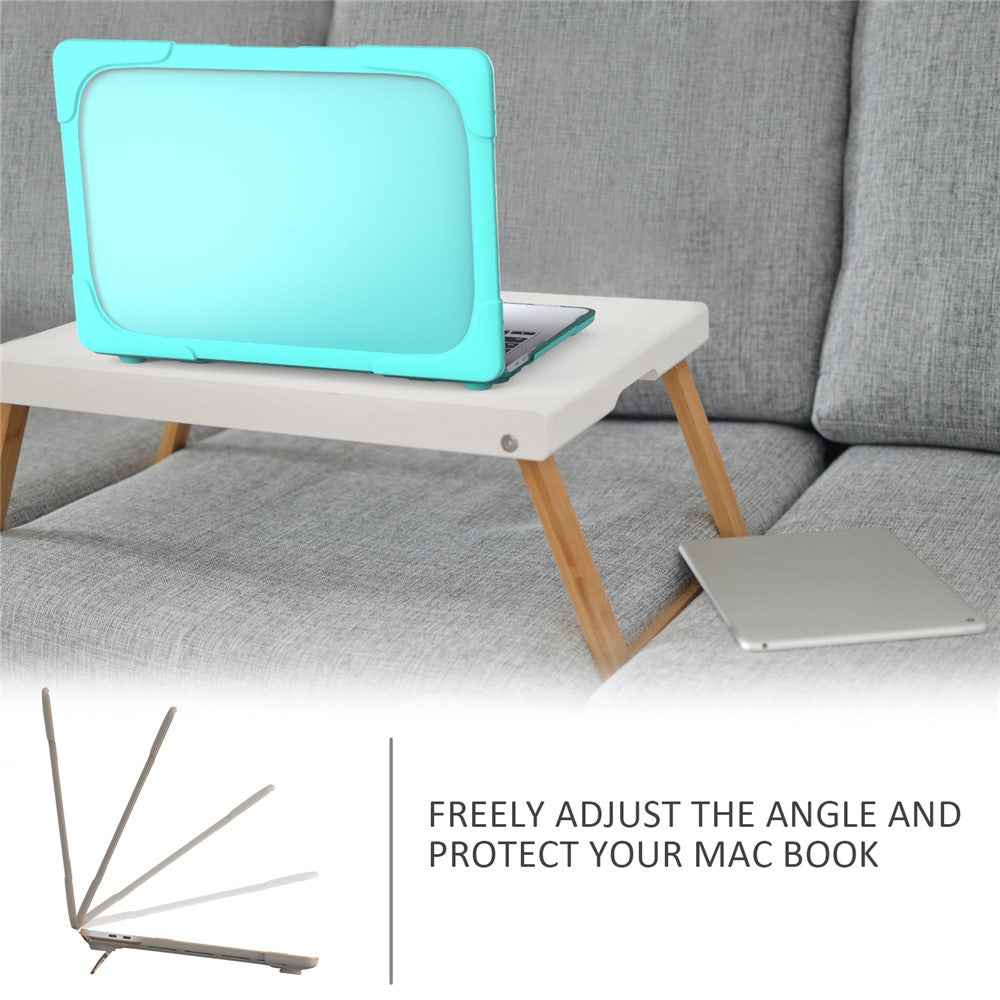 Hard PC Laptop Case Sleeve Notebook Computer Cover with Supporting Stand for MacBook Pro 13'' A2251 / A2289 / A2338