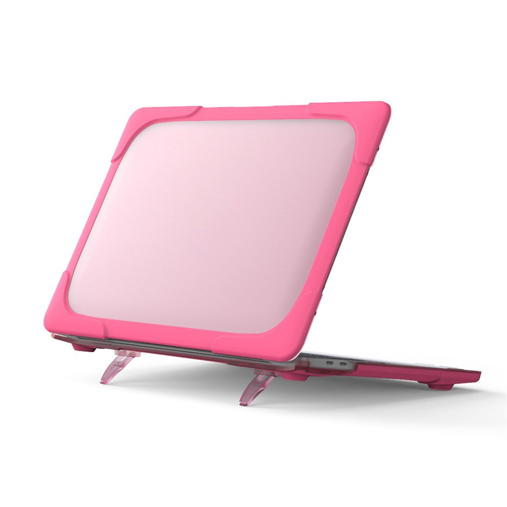 Hard PC Laptop Case Sleeve Notebook Computer Cover with Supporting Stand for MacBook Pro 13'' A2251 / A2289 / A2338